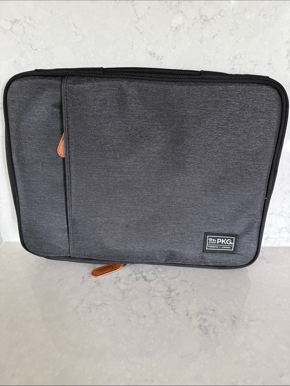 Gray Men's Laptop Sleeve - Slim Protective Case-14x11x1.25”-never used.